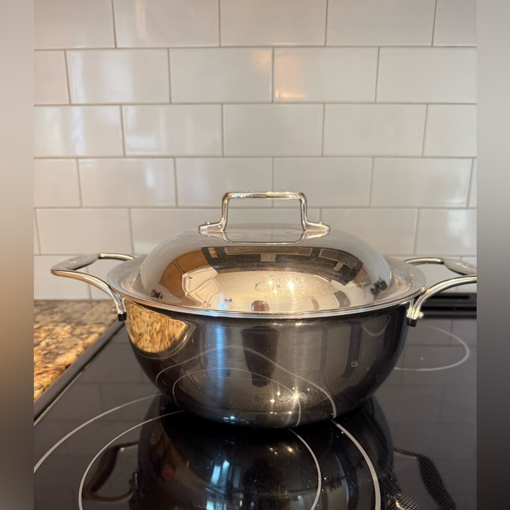 All Clad d5 Stainless Steel Dutch Oven 5.5 Quart Never Used